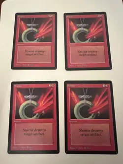 Magic the Gathering MTG Shatter Beta NM- Playset (4) (Beta Bob) - Image 1