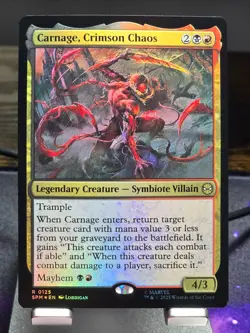 MTG - Carnage, Crimson Chaos (0125) Rare (FOIL) - MARVEL'S SPIDER-MAN - Image 1