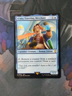 O'aka, Traveling Merchant | 7% Off 2+ | Final Fantasy | NM | MTG - Image 1