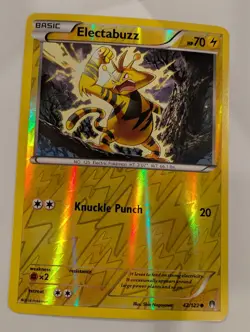 Electabuzz - 42/122 - XY BREAKPoint Pokemon Reverse Holo Foil Nice! - Image 1