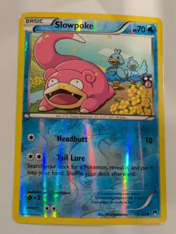 Slowpoke 19/122 - XY BREAKPoint Pokemon Reverse Holo Foil Nice! - Image 1