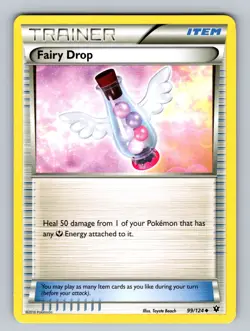 Fairy Drop 99/124 Uncommon XY - Fates Collide NM Pokemon TCG - Image 1