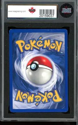 1999 Pokemon Base Set Shadowless #7 Hitmonchan Holo KSA 8 NMM - Image 2