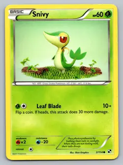 Pokemon TCG Black and White Snivy (2) 2/114 - Image 1