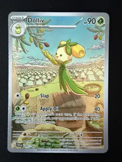 Pokemon Scarlet & Violet Base Set Dolliv 200/198 Illustration Rare LP English - Image 1