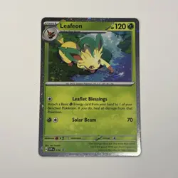 Pokemon Leafeon SVP 170 Scarlet & Violet Cosmos Holo Black Star Promo - Image 1