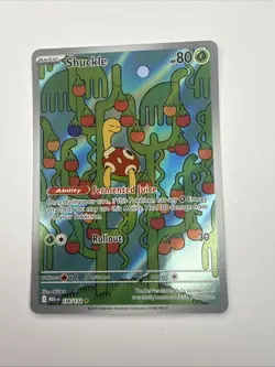 Shuckle 136/132 - Pokemon TCG Mega Evolution - NM Illustration Rare FULL ART - Image 1