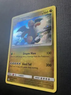 Pokemon TCG Dragonite (Cosmos Holo) Sun & Moon Base Set 096/149 - Image 3