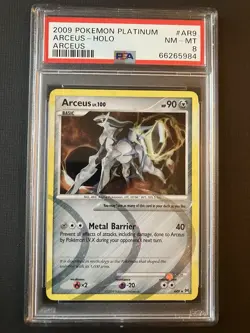 2009 Pokemon Platinum Arceus 2009 #AR9 PSA 8 NM-MT - Image 1