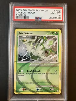 2009 Pokemon Platinum Arceus 2009 #AR2 PSA 8 NM-MT - Image 1