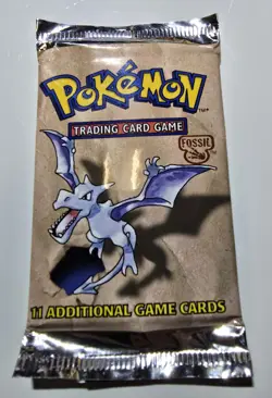 [2] 1999 Pokemon Fossil Set Booster Pack - Unopened - Image 3