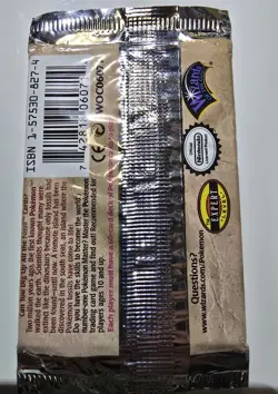 [2] 1999 Pokemon Fossil Set Booster Pack - Unopened - Image 4