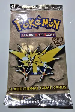 [2] 1999 Pokemon Fossil Set Booster Pack - Unopened - Image 5