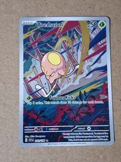 Toedscool Pokemon Scarlet & Violet Base Set 201/198 Full Art Illustration Rare - Image 1