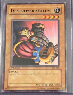 1x Destroyer Golem - SDK-028 - Common - 1st Edition Lightly Played SDK - Starter - Image 1