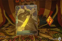 One Piece TCG Crocodile OP02-053 ONLINE PARTICPANT EVENT PACK 2023 NM - Image 1