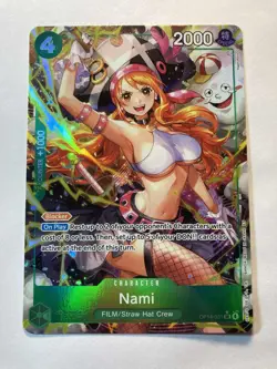 Nami Alternate Art Foil OP14-031 The Azure Sea's Seven One Piece NM - Image 1