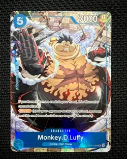 One Piece CCG Monkey.D.Luffy Op11-058 Alternate Art - Image 1