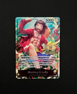 Monkey D. Luffy RARE 2ND ANNIVERSARY PROMO ALT ART ST13-003 ONE PIECE TCG NM - Image 1