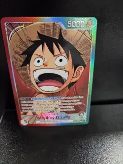 Monkey.D.Luffy (001) (Alternate Art) OP13-001 Carrying On His Will Foil - Image 1