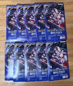 One Piece TCG The Azure Sea's Seven (10) Sleeved Booster Packs IN HAND FAST SHIP - Image 1