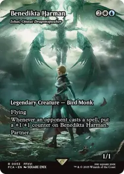 MTG English Benedikta Harman - Ishai, Ojutai Dragonspeaker (Showcase) NM Foil - Image 1
