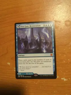 Sea Gate Restoration Zendikar Rising Mythic Rare Card Magic the Gathering #076 - Image 1