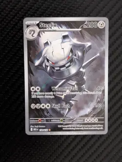 Steelix 150/132 Illustration Rare Mega Evolution Pokemon TCG Cards - Image 1