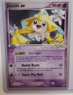 Pokemon Jirachi ex 94/100 EX Crystal Guardians Rare Regular Card English 2006 - Image 1