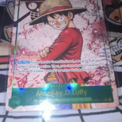 Bandai MonkeyD Luffy OP13-118 Alternate Art Holo 7000 Power One Piece Card Game - Image 3
