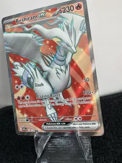 Pokemon TCG Ultra Rare Reshiram EX Card 158/86 White Flare NM - Image 3