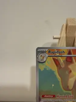 Rapidash 189/182 Destined Rivals Illustration Rare Card Near Mint Pokemon TCG - Image 3