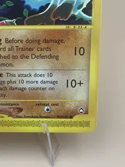 Mankey - 92/147 - Common - Aquapolis - Pokemon Card - LP/NM - Image 5