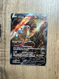 Mint Entei V GG36/GG70 Crown Zenith: Galarian Gallery Holo Pokemon Card MINT - Image 2