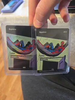 Reprieve (Borderless) Marvel Universe Eternal-Legal Foil+Regular Both Cards - Image 1