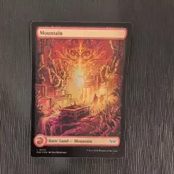 Mountain NM Full Art Foil Duskmourn DSK English Regular MTG - Image 1