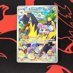 Pokemon TCG Iono's Kilowattrel Card Journey Together IR 163/159 - Image 1