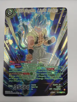 SSB Gogeta Limits Broken BT19-084 SPR Dragon Ball Super Fighters Ambition Card - Image 2