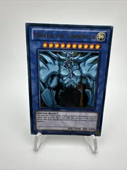 YGLD-ENG02 Obelisk the Tormentor Ultra Rare Limited Edition YuGiOh Card - Image 1