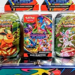 Pokemon TCG LOT: Elite Trainer Box, Booster Packs, Graded Cards,Sleeves, Tins - Image 3
