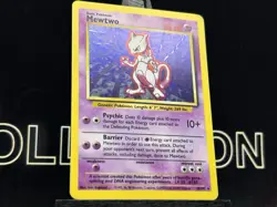 Pokemon TCG Mewtwo Base Set Holo Rare Card 10/102 Vintage Unlimited - Image 4