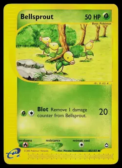 Pokemon Card - Bellsprout Aquapolis 45/147 Uncommon Non Holo - Image 1
