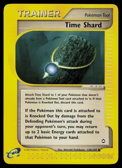 Pokemon Card - Time Shard Aquapolis 135/147 Uncommon - Image 1