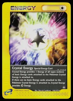 Pokemon Card - Crystal Energy Aquapolis 146/147 Uncommon - Image 1