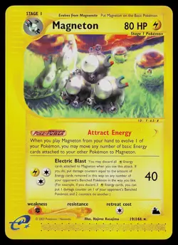 Pokemon Card - Magneton Skyridge 19/144 Rare Non-Holo - Image 1