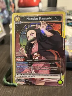 Nezuko Kamado UA05BT/KMY-1-011 SR Demon Slayer Union Arena Card - Image 1