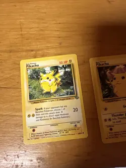 Lot of 4 Pokemon Base Set Pikachu 58/102 Unlimited Cards - Played Condition - Image 2