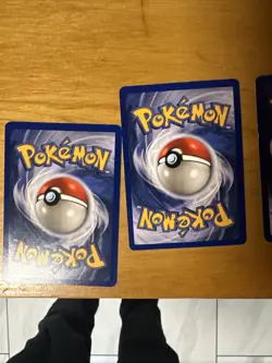 Lot of 4 Pokemon Base Set Pikachu 58/102 Unlimited Cards - Played Condition - Image 4