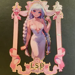 Goddess Story Gold METAL Card - Maiden Party - Serial Number #/100! Anime Bikini - Image 1