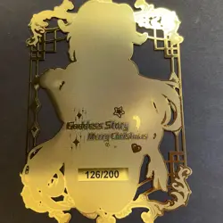 Goddess Story Gold METAL Card - Maiden Party - Serial Number #/200! Ganyu Bikini - Image 5